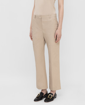 NINA RICCI Бежеві штани 20ECPA017CO0916