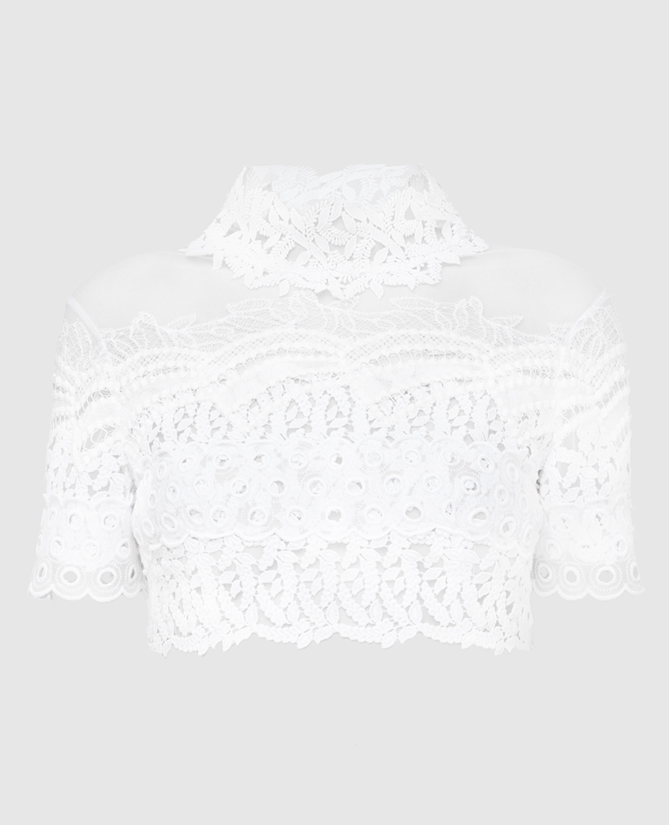 

Ажурный топ Ermanno Scervino, Белый, Топы