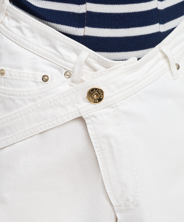 Lanvin Белые джинсы RWTR527DDZ03 изображение 5