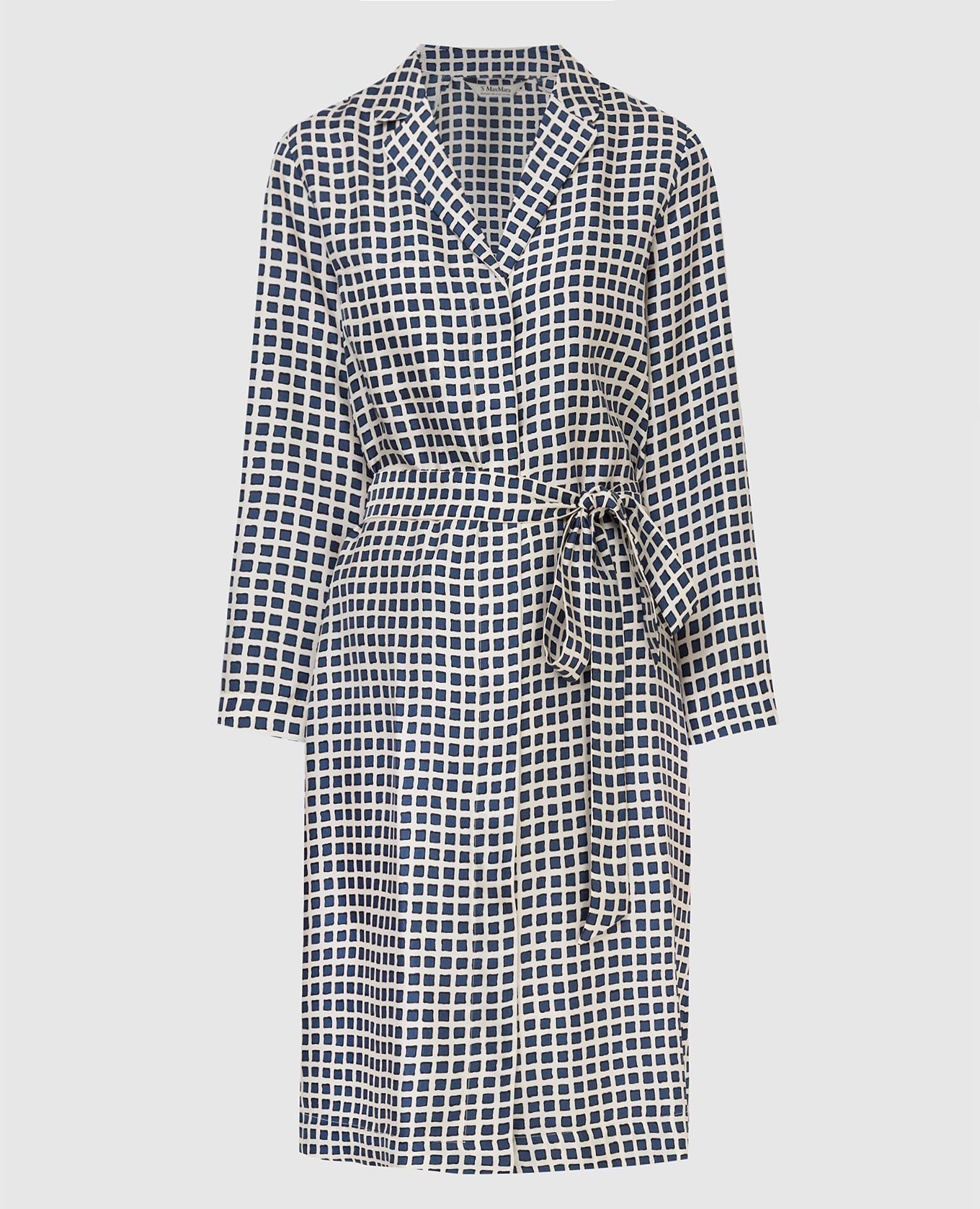 

Шелковое платье-рубашка Max Mara, Светло-бежевый, Платья Миди