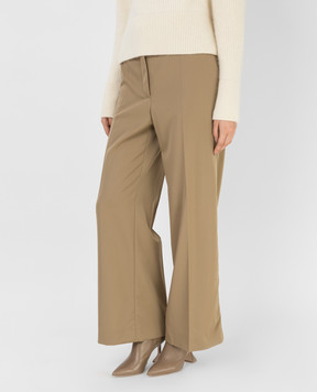 Lanvin Брюки из  шерсти широкого кроя RWTR00594576