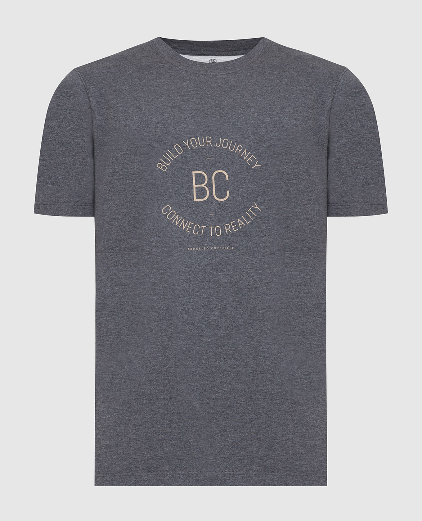 

Темно-серая футболка с принтом, Серый, Футболки