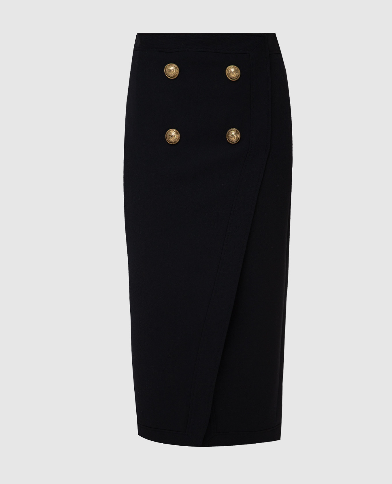 

Черная юбка Balmain, Черный, Юбки Миди