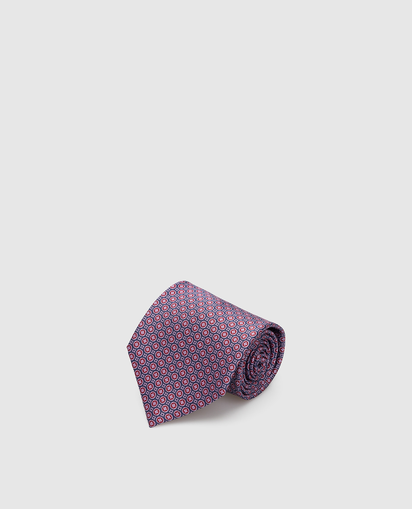 Темно-синий галстук из шелка