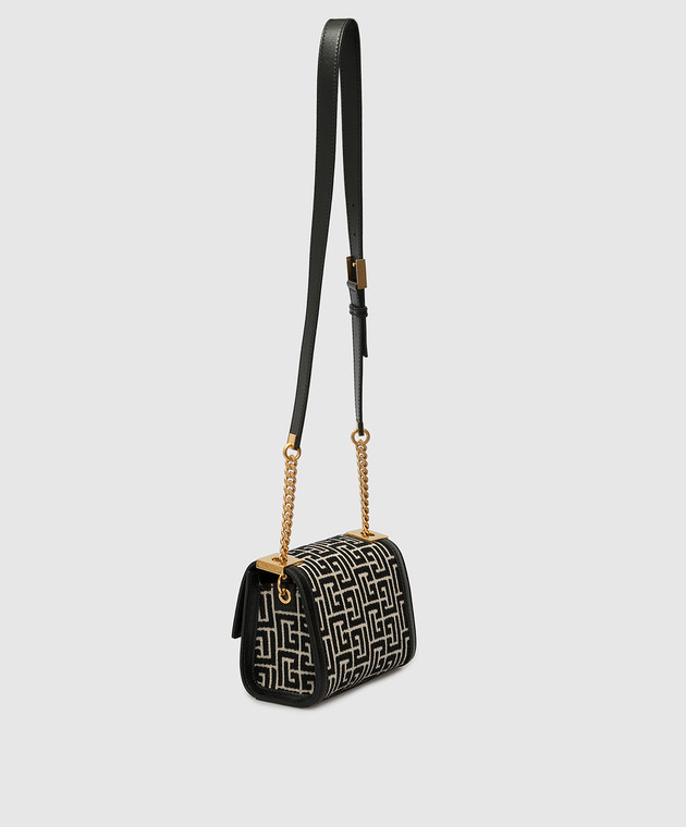 Balmain Сумка мини с жаккардовым узором WN1BJ651TJGH изображение 3