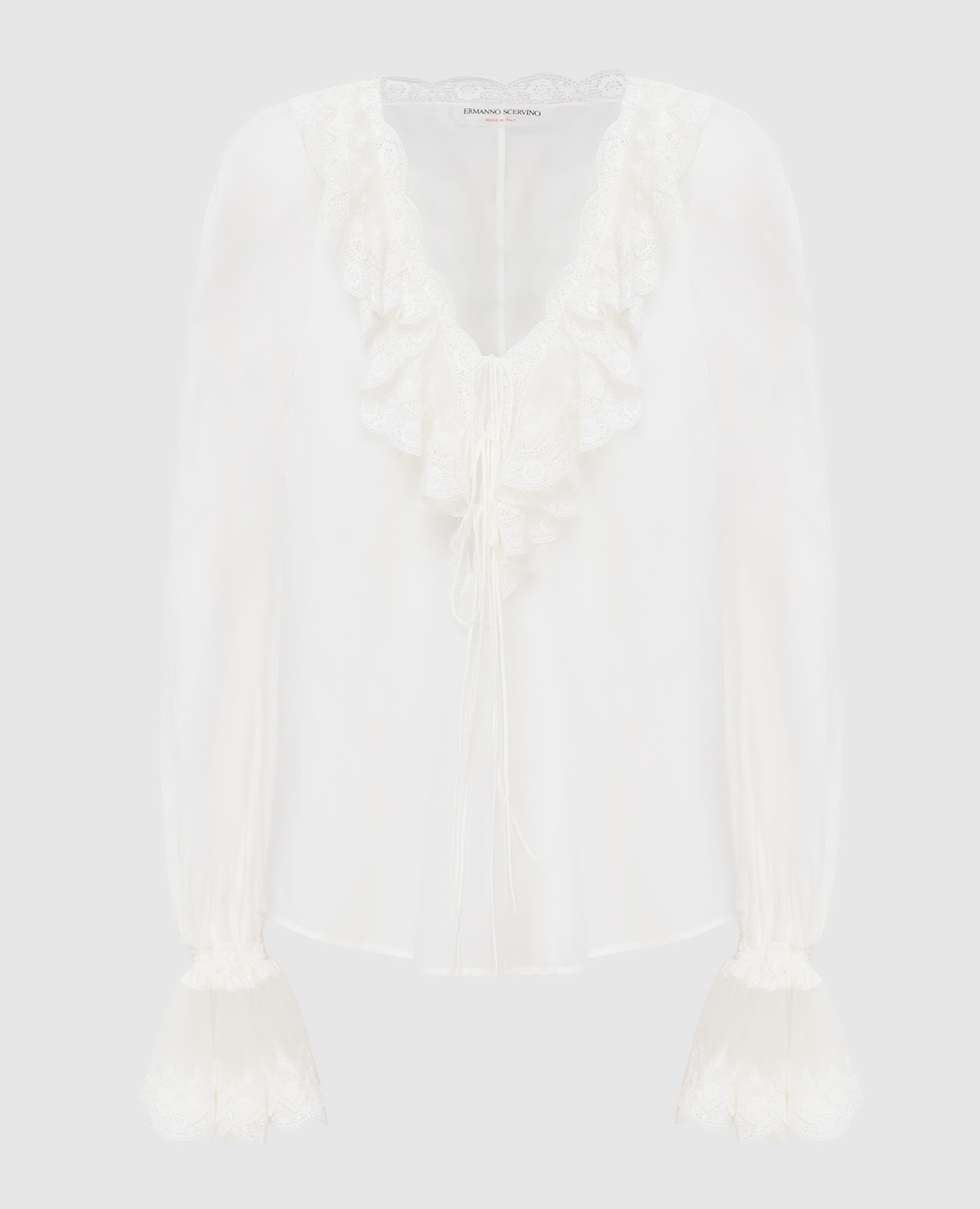 

Белая блуза Ermanno Scervino, Белый, Рубашки и блузы