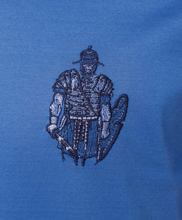 Primo Imperatore Синее поло MODELC изображение 5
