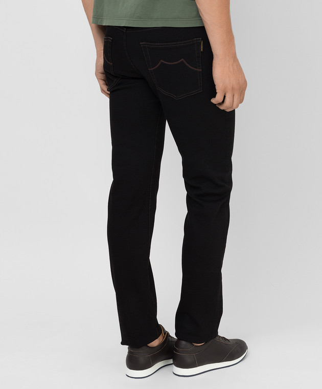 MooRER Темно-коричневые джинсы Pilon PILONPS709 изображение 4