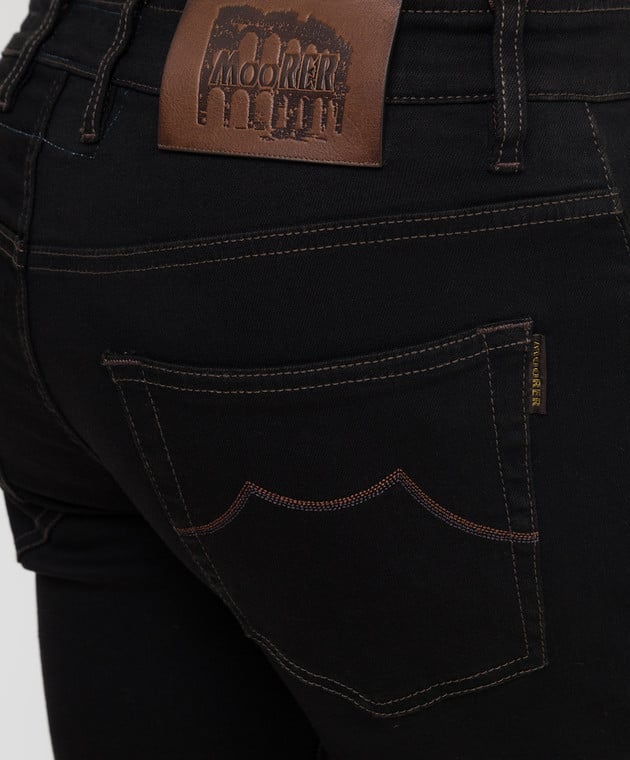 MooRER Темно-коричневые джинсы Pilon PILONPS709 изображение 5
