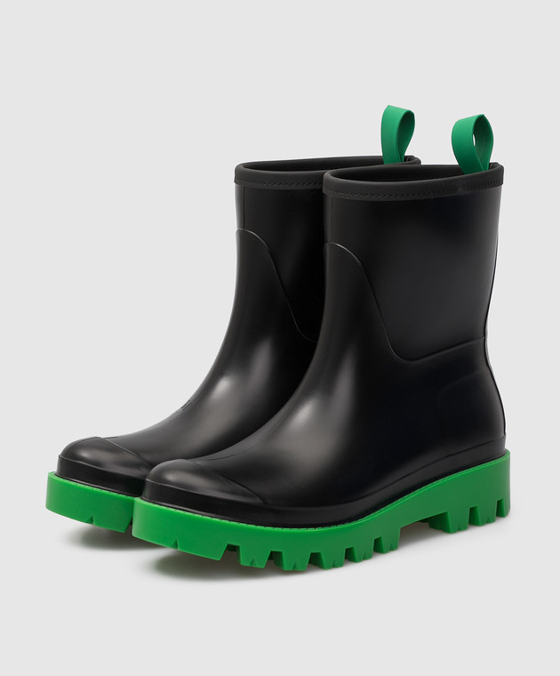 Gia Borghini - Giove Black Rain Boots GIOVEB182 buy at Symbol