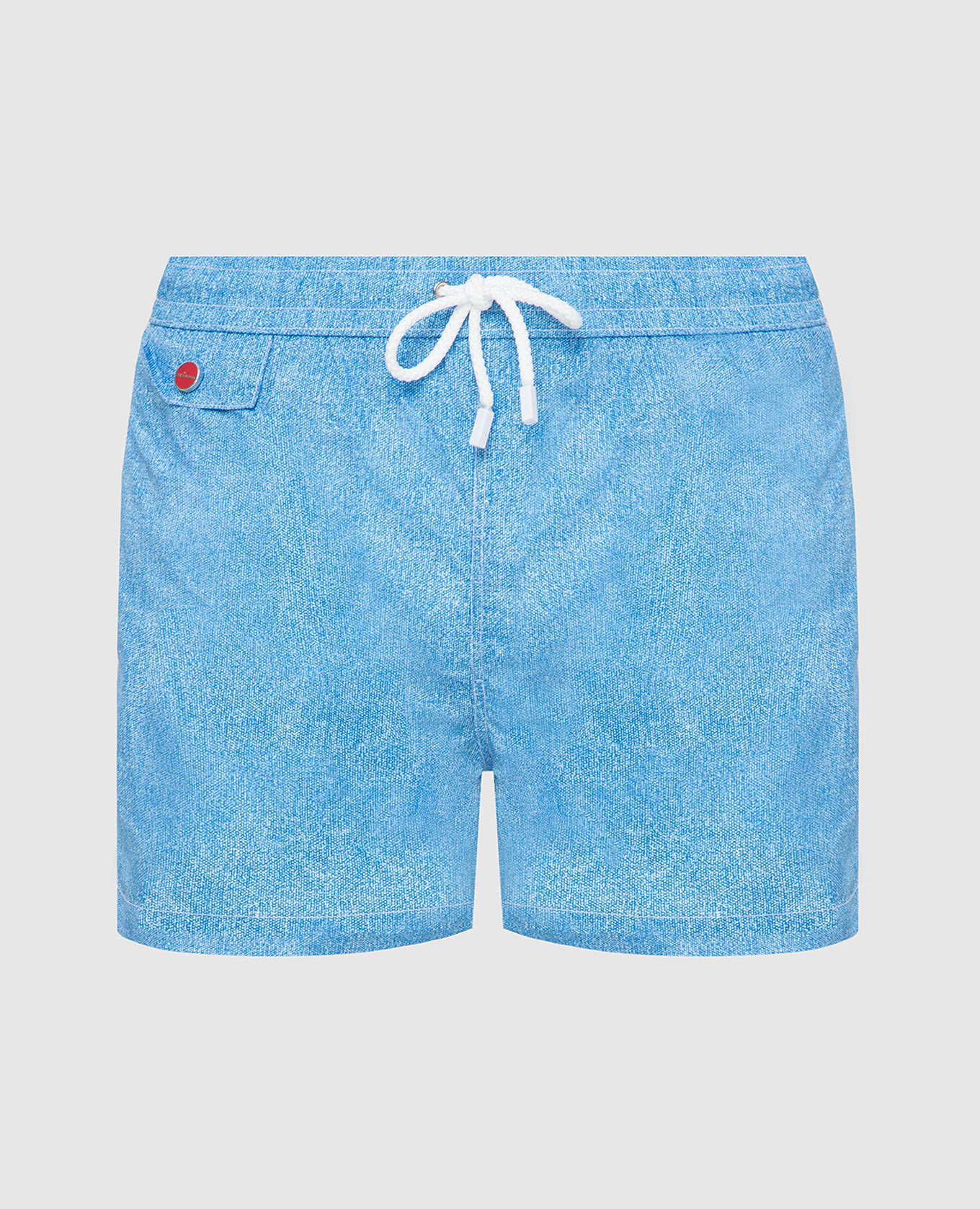 

Голубые плавательные шорты Kiton, Голубой, Плавательные шорты