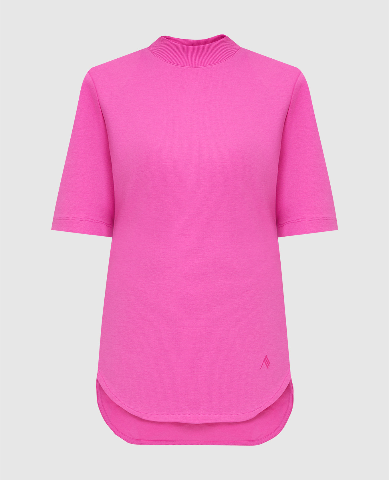 Розовая футболка Tessa с акцентными плечами