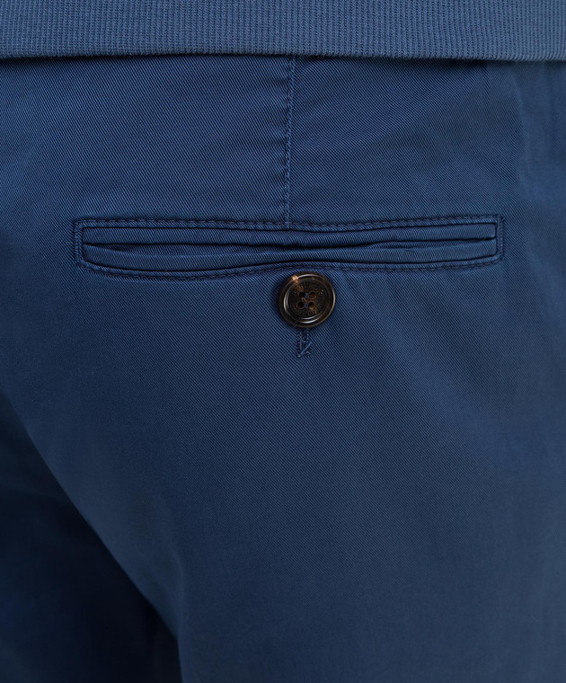 Brunello Cucinelli Синие брюки M289LT1150st изображение 5
