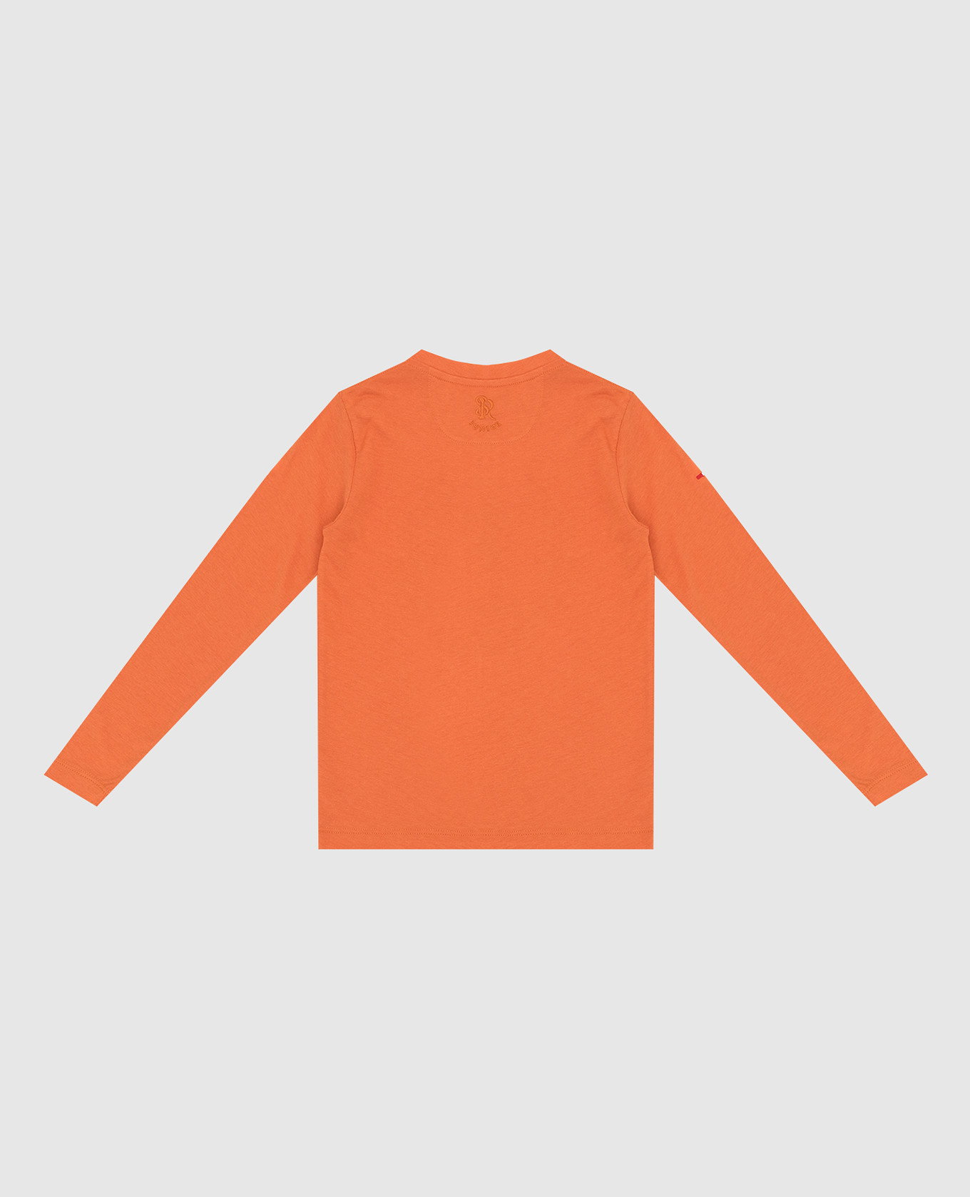 Stefano Ricci Детский оранжевый лонгслив с вышивкой монограммы YNH7200091803 изображение 2