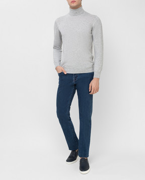 D'Uomo Milano Серый гольф из кашемира 355N