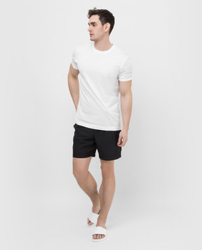 Dolce&Gabbana Чорні шорти для плавання з логотипом M4A59TFUMT8