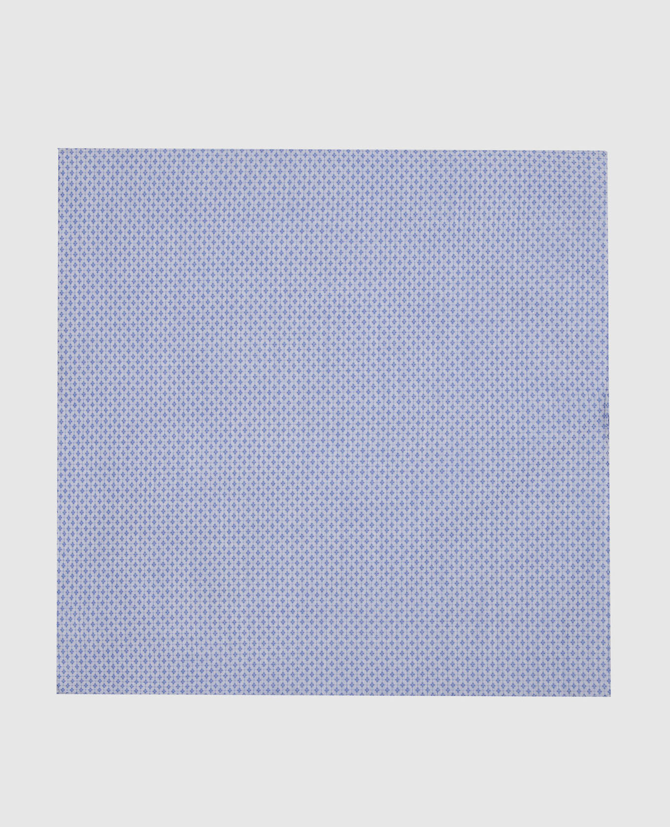 Children's blue jacquard handkerchief in a pattern