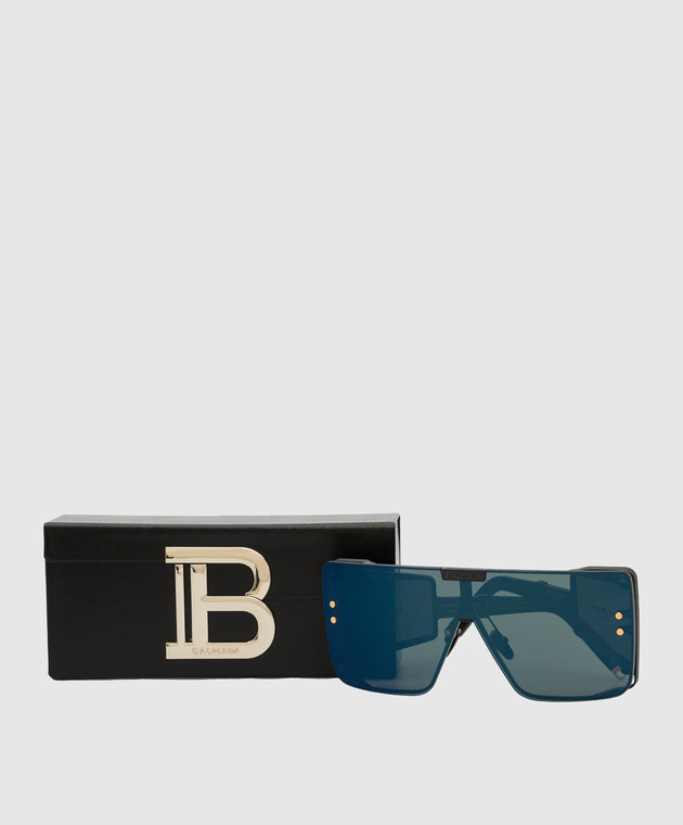 Balmain Квадратные солнцезащитные очки Wonder Boy LTD BPS102G146 изображение 6
