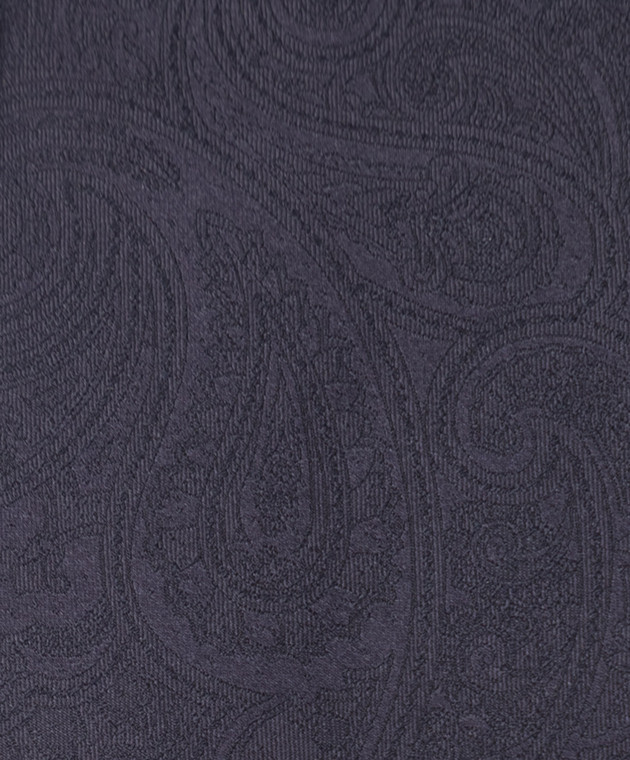 Stefano Ricci Children's silk navy blue patterned tie YCCX94102 image 3