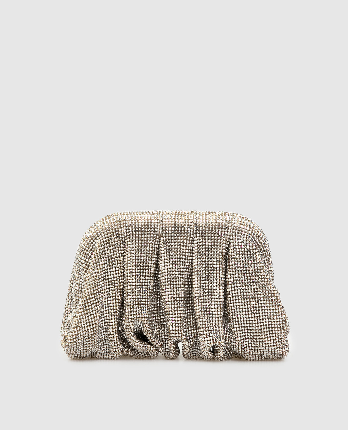 

Серебристый клатч Venus La Petite с кристаллами, Маленькие сумки