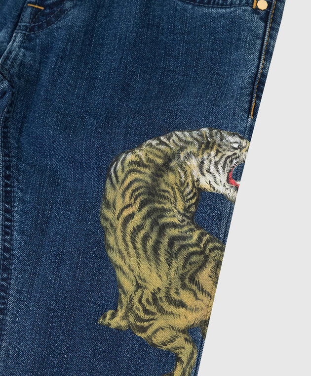 Stefano Ricci Детские джинсы с принтом YFT9402060B26BL изображение 3