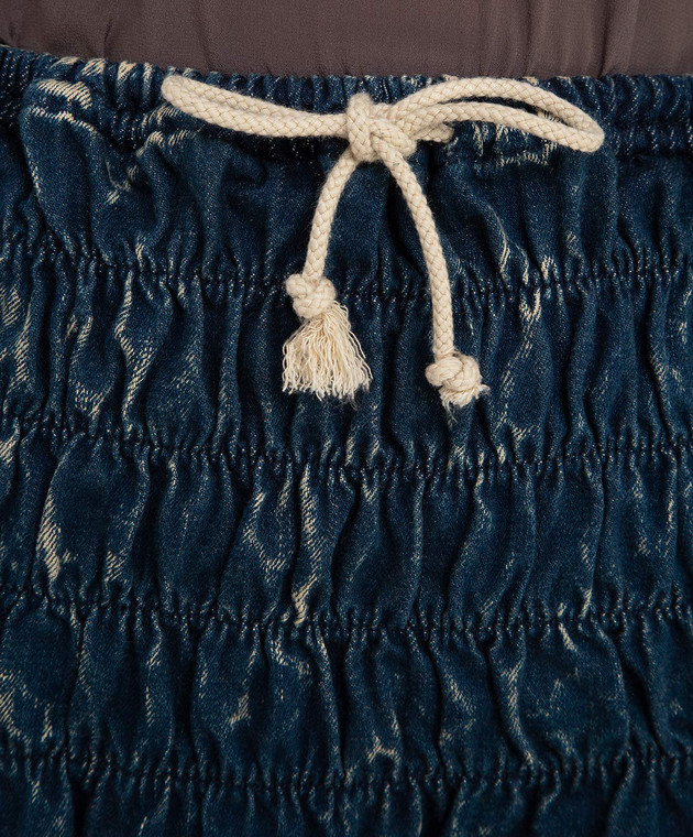 Chloe Темно-синя джинсова спідниця 16EDJ02 зображення 5