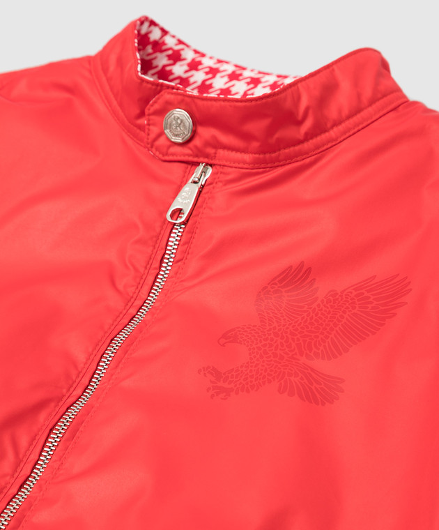 Stefano Ricci Детская красная куртка с эмблемой YUJ8200020LT0002 изображение 3