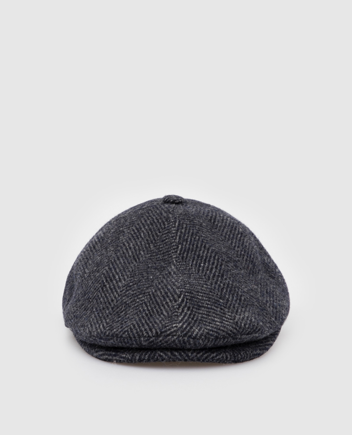 Children's navy wool and cashmere cap