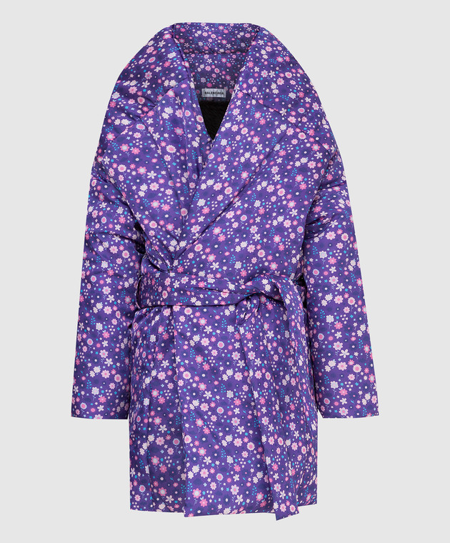 Balenciaga Куртка на запах в квітковий принт 663015TKLC1