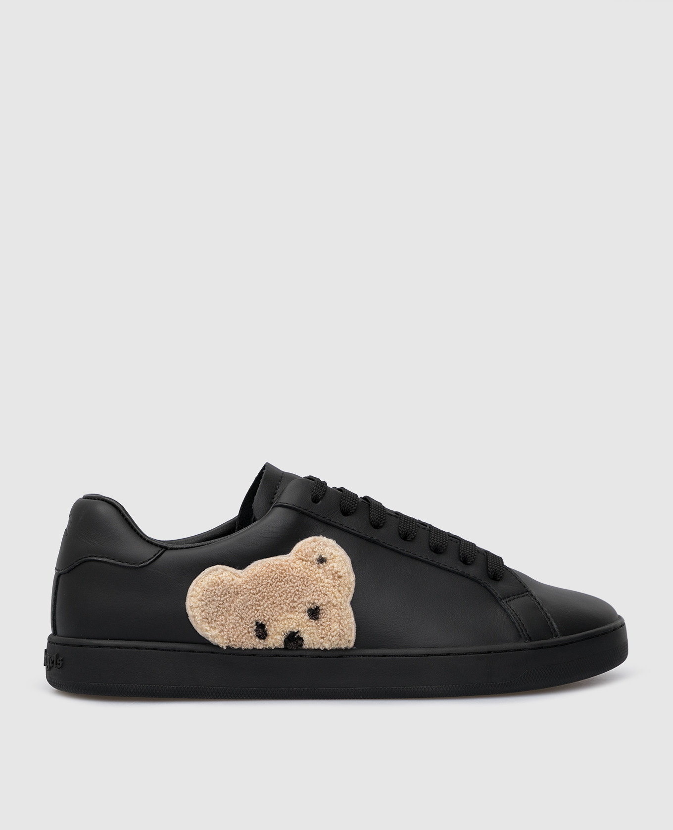 

Кожаные сникеры Teddy Bear Tennis с логотипом, Черный, Кроссовки