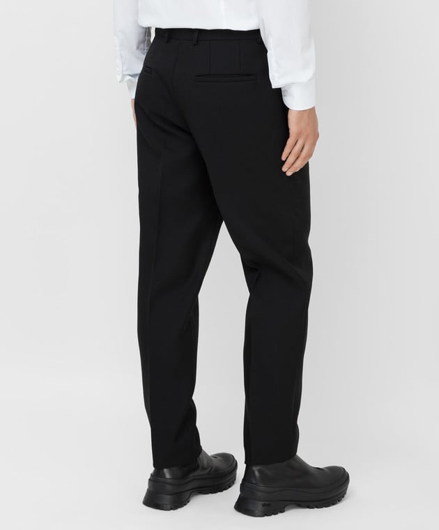Jil Sander Черные брюки из шерсти JSMT310201MT201000 изображение 4