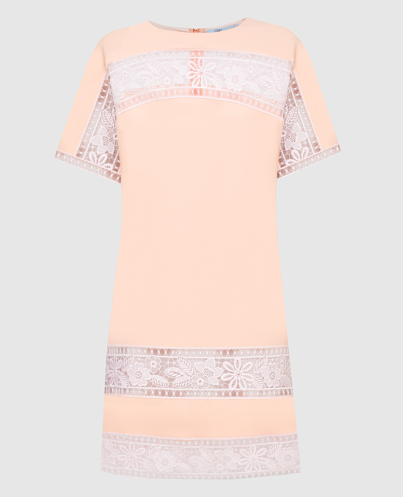 Персиковое платье