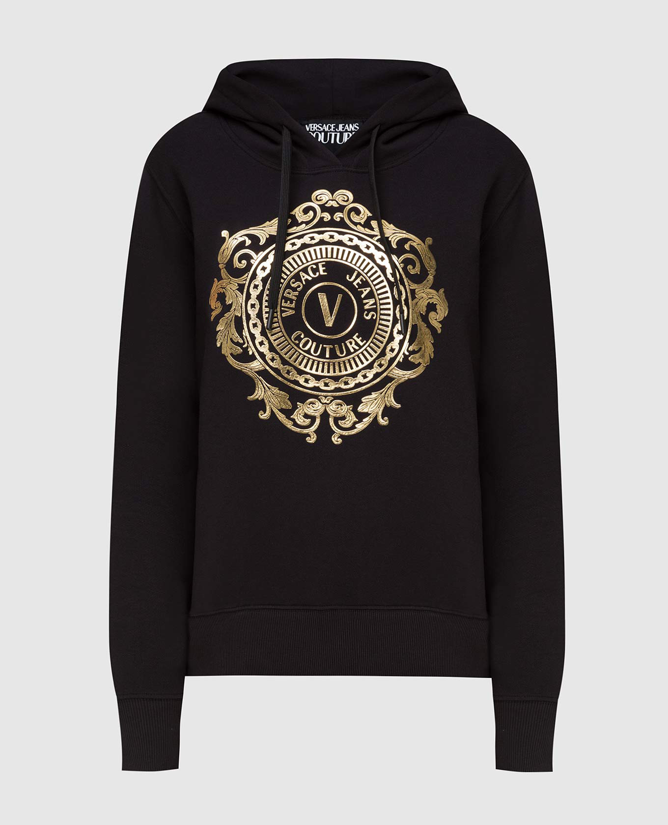 

Черное худи Versace Jeans Couture, Черный, Худи и свитшоты