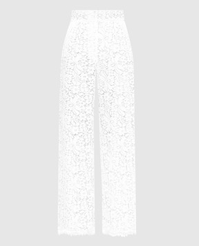 Dolce&Gabbana Білі палаццо з мережива FTBJPTHLMQQ