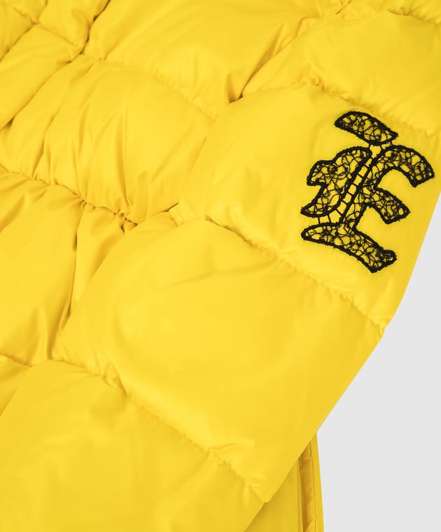 Ermanno Scervino Дитяча пухова куртка з емблемою ESFGB011NY145XXSS зображення 3
