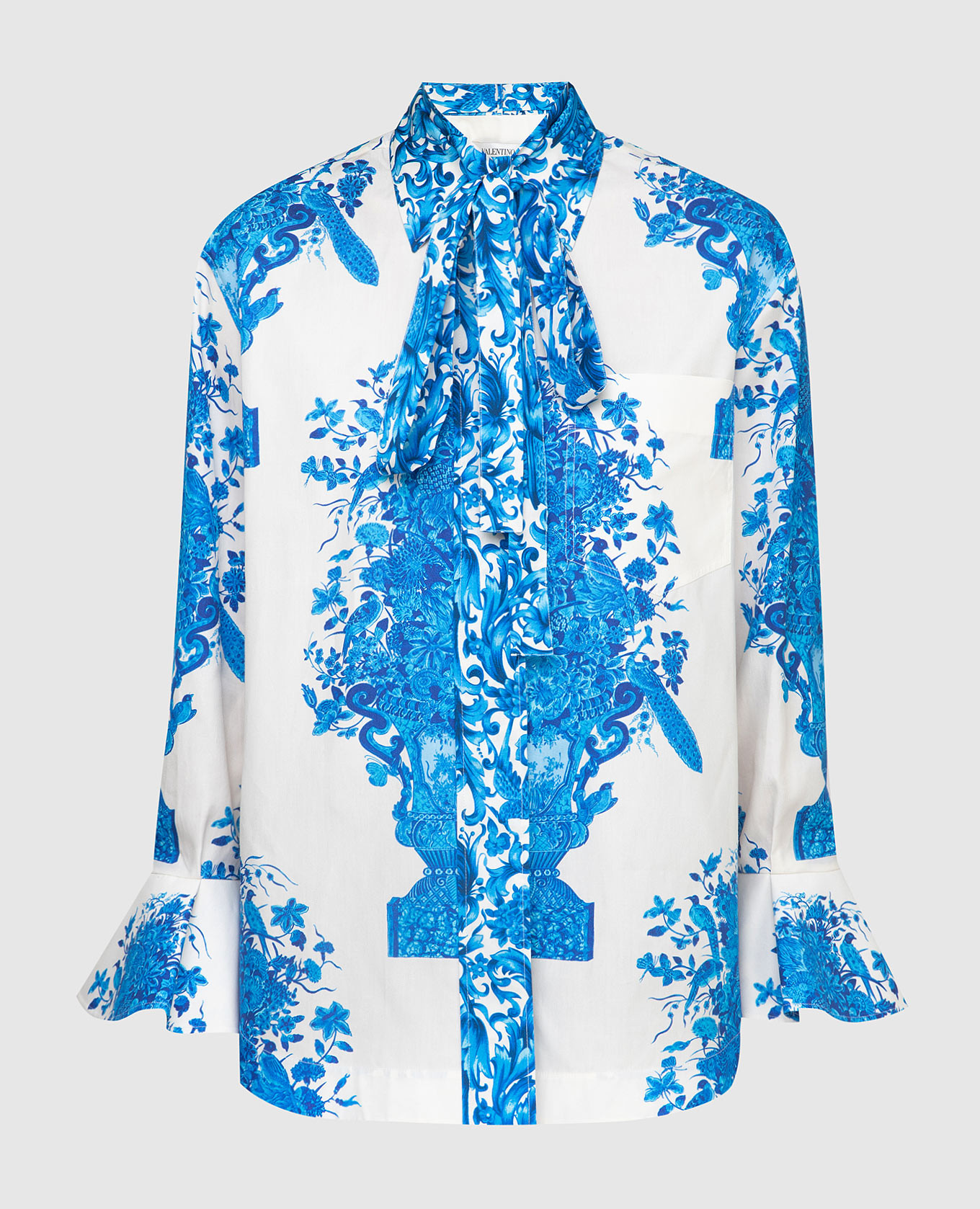 

Белая рубашка Valentino, Белый, Рубашки и блузы