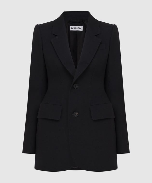 Balenciaga - Жакет Hourglass из шерсти 571278TYI20 купить в Symbol