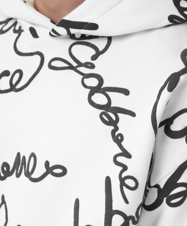 Dolce&Gabbana Худі в принт логотипу G9VU9TFU77G зображення 5