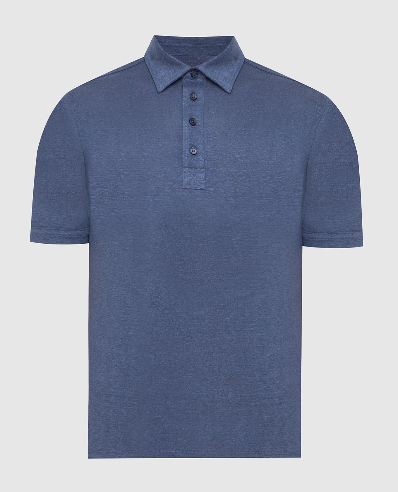 

Льняное поло Ermenegildo Zegna, Синий, Поло
