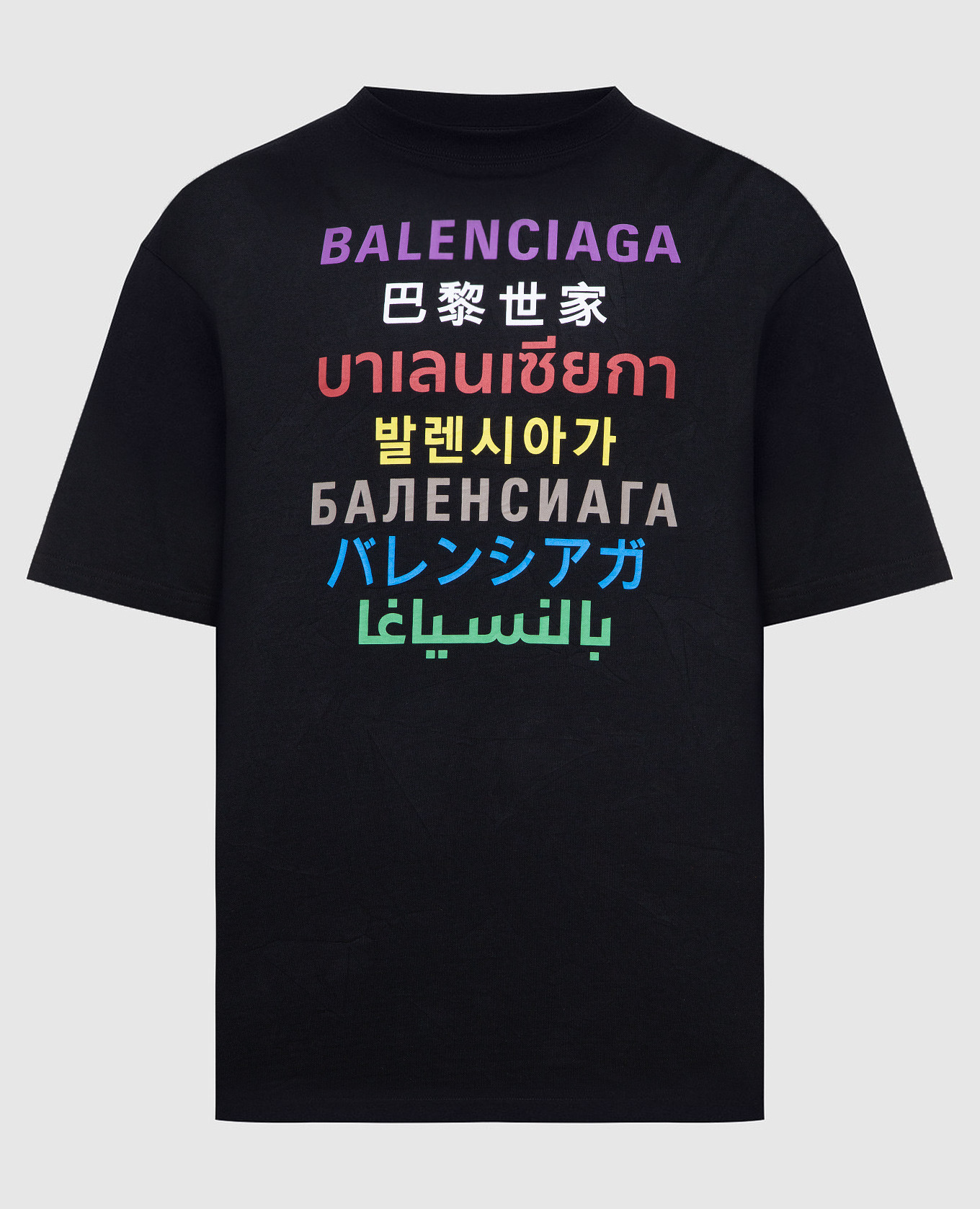 

Черная футболка Balenciaga, Черный, Футболки