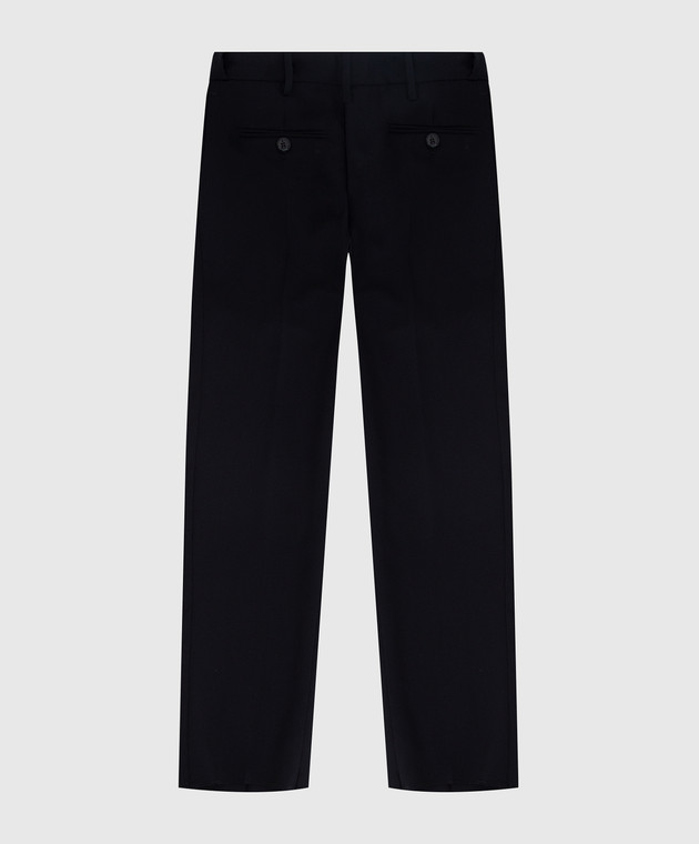 Stefano Ricci Дитячі чорні брюки з вовни Y1T9000000W0004D зображення 2