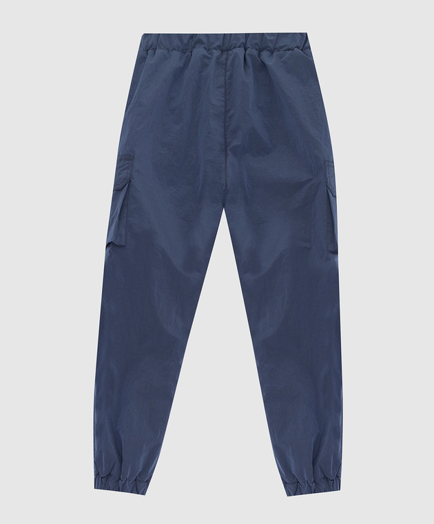 Il Gufo Children's blue cargo pants A21PL353N00721012 image 2