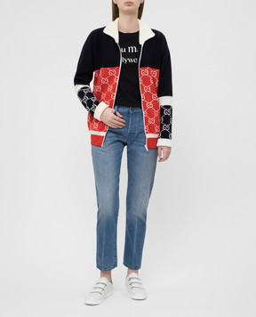 Gucci Синие джинсы 557960
