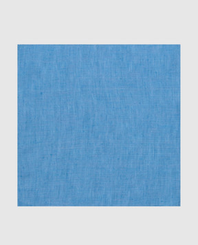 Stefano Ricci Детский льняной синий платок-паше YFZ25L1180