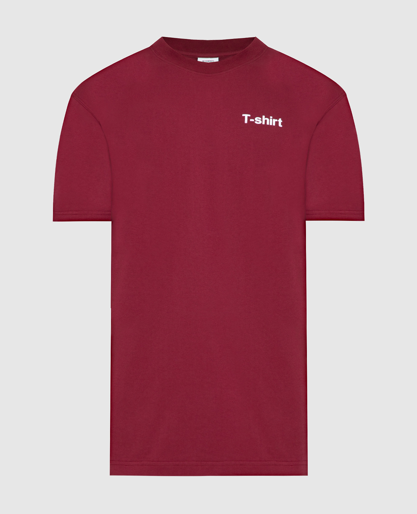 

Бордовая футболка Vetements, Бордовый, Футболки