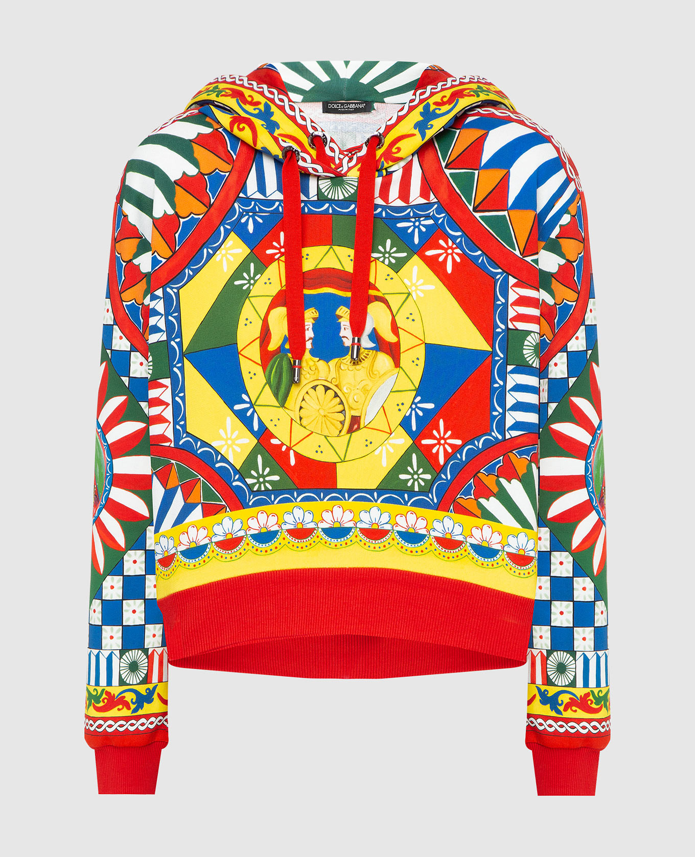 

Худи в принт Siciliano Сaretto, Красный, Худи