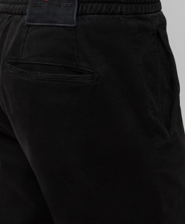 Kiton Чорні брюки UFPLACJ0300A зображення 5