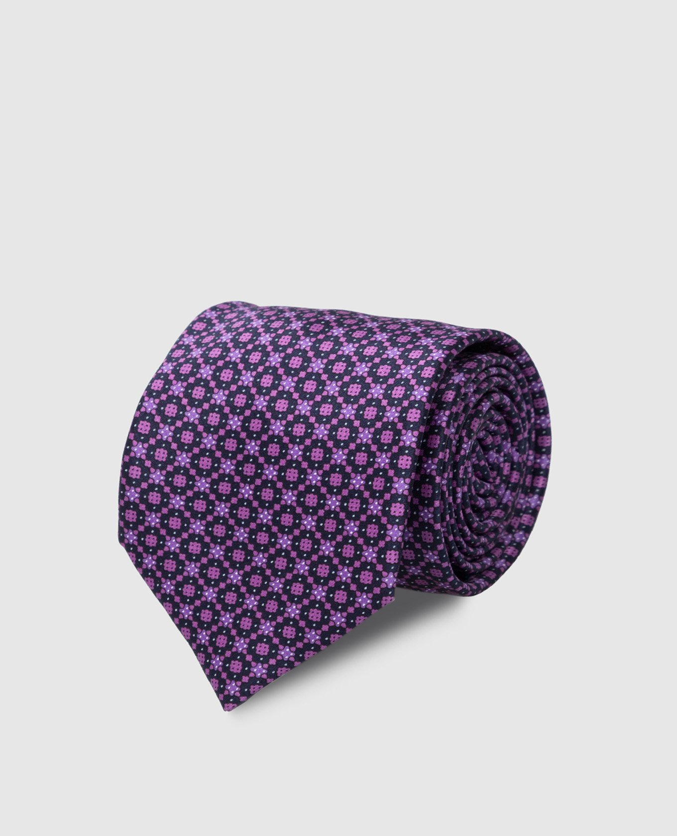 Children's purple tie and handkerchief set