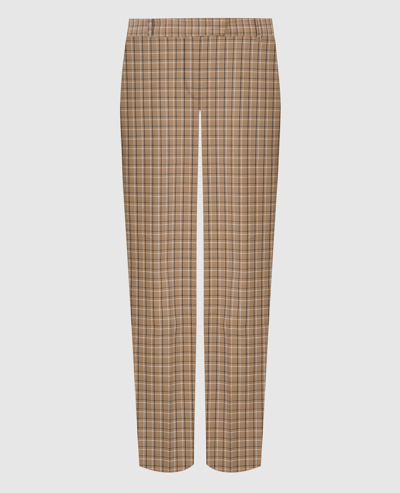 

Брюки Varna в клетку, Бежевый, Прямые брюки