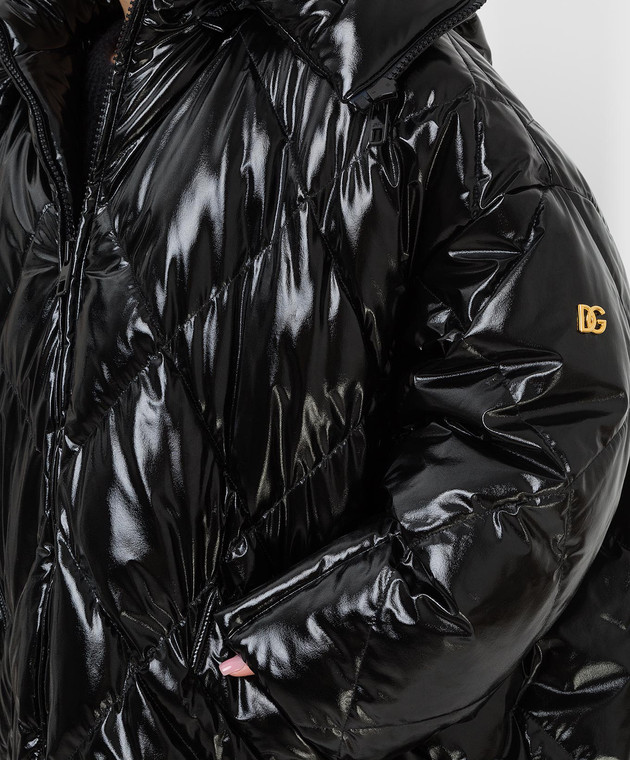 Dolce&Gabbana Стеганная удлиненная куртка oversize F9L85TFUSQB изображение 5